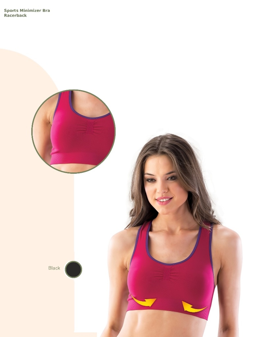 Sports Minimizer Bra, Racerback / Soutien-gorge sport minimiseur - EU